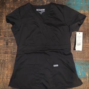 Grey’s Anatomy Mock Wrap Scrub Top